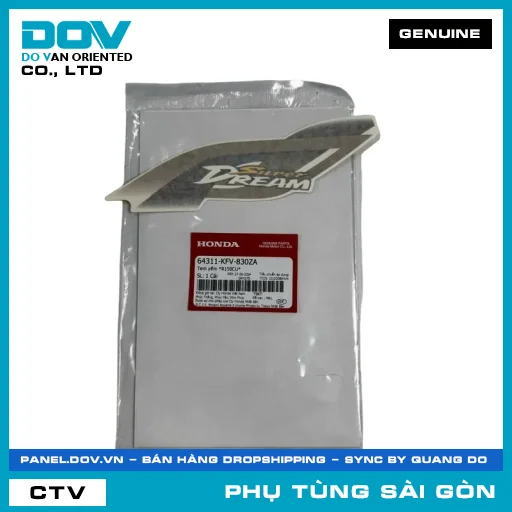 TEM YẾM *R150CU* | HONDA PARTS CODE 64311KFV830ZA — 64311KFV830ZA