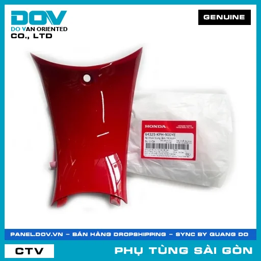 ỐP NHỰA TRUNG TÂM *R161P* | HONDA PARTS CODE 64325KPH900YE — 64325KPH900YE