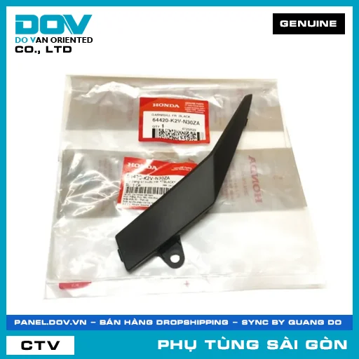 ỐP TRANG TRÍ TRƯỚC TRÁI *TBLACK* | HONDA PARTS CODE 64420K2VN30ZA — 64420K2VN30ZA