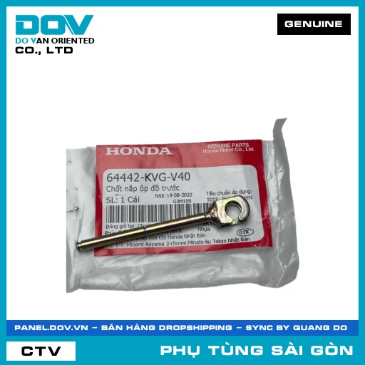 CHỐT NẮP ỘP ĐỒ TRƯỚC | HONDA PARTS CODE 64442KVGV40 — 64442KVGV40