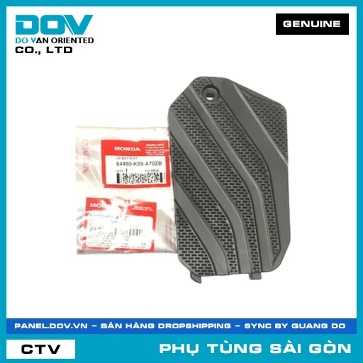 NẮP ẮC QUY *TBLACK* | HONDA PARTS CODE 64460K59A70ZB — 64460K59A70ZB