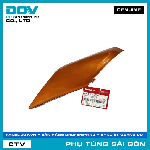 CÁNH YẾM DƯỚI PHẢI YR322C | HONDA PARTS CODE 64470K03N30ZB — 64470K03N30ZB