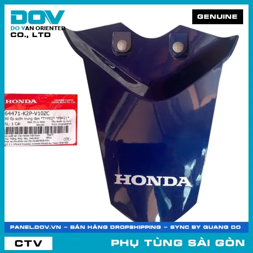 BỘ ỐP SƯỜN TRUNG TÂM *PB421* | HONDA PARTS CODE 64471K2PV10ZC — 64471K2PV10ZC