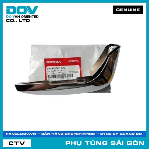NẸP ỐP YẾM BÊN TRÁI (CR) | HONDA PARTS CODE 64490KVGB20 — 64490KVGB20