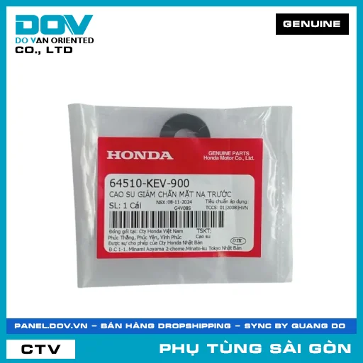 CAO SU GIẢM CHẤN MẶT NẠ TRƯỚC | HONDA PARTS CODE 64510KEV900 — 64510KEV900