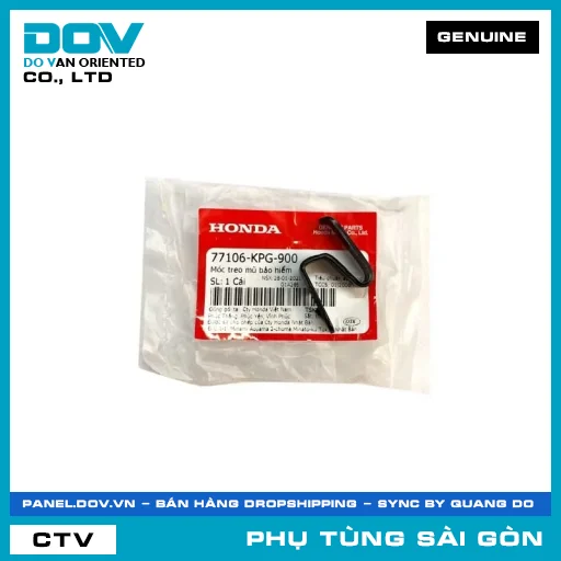 MÓC TREO MŨ BẢO HIỂM | HONDA PARTS CODE 77106KPG900 — 77106KPG900