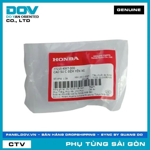 CAO SU C ĐỆM YÊN XE | HONDA PARTS CODE 77215KW7900 — 77215KW7900