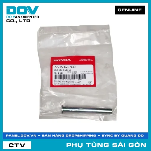 CHỐT BẢN LỀ YÊN XE | HONDA PARTS CODE 77215KZL930 — 77215KZL930