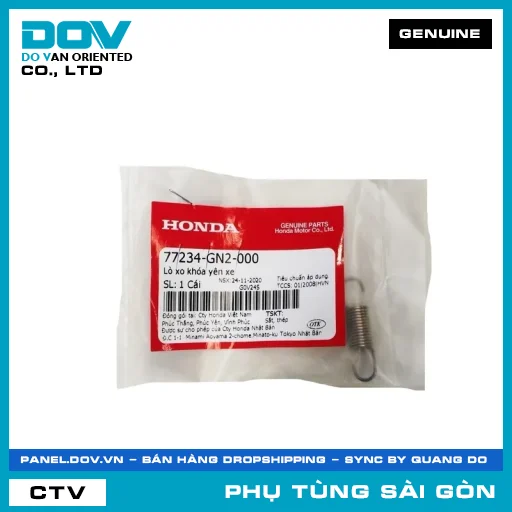 LÒ XO KHÓA YÊN XE | HONDA PARTS CODE 77234GN2000 — 77234GN2000