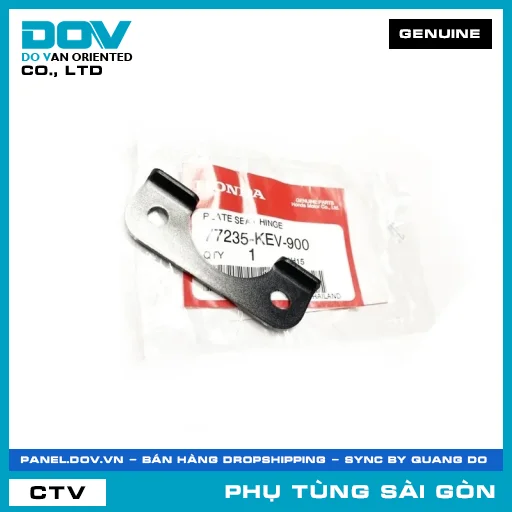 TẤM BẮT BẢN LỀ YÊN XE | HONDA PARTS CODE 77235KEV900 — 77235KEV900