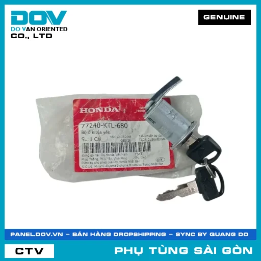 BỘ Ổ KHÓA YÊN | HONDA PARTS CODE 77240KTL680 — 77240KTL680
