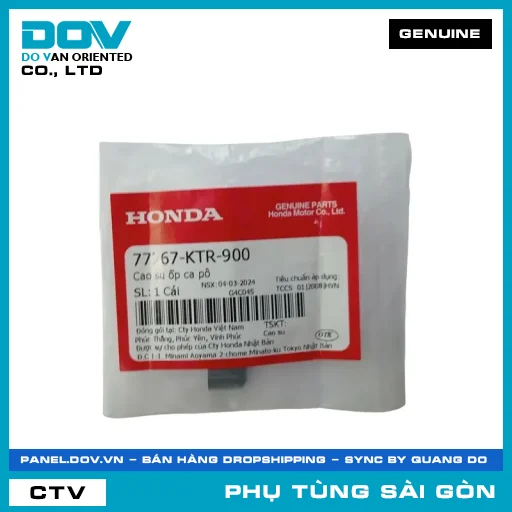 CAO SU ỐP CA PÔ | HONDA PARTS CODE 77267KTR900 — 77267KTR900