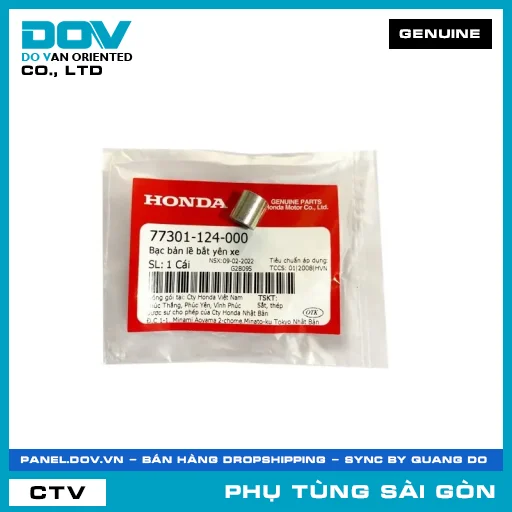 BẠC BẢN LỀ BẮT YÊN XE | HONDA PARTS CODE 77301124000 — 77301124000