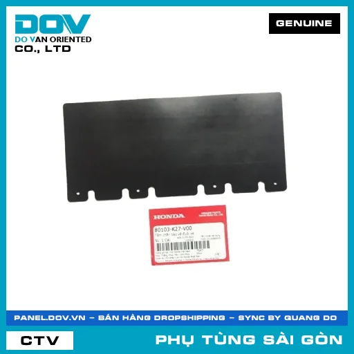 TẤM CHẮN BẢO VỆ ĐUÔI XE | HONDA PARTS CODE 80103K27V00 — 80103K27V00