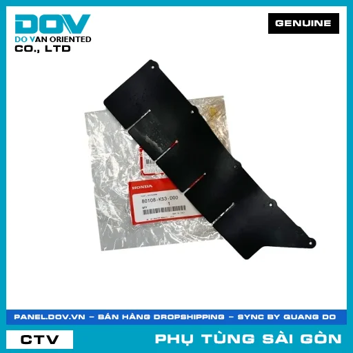 TẤM NỐI DÈ CHẮN BÙN | HONDA PARTS CODE 80108K53D00 — 80108K53D00
