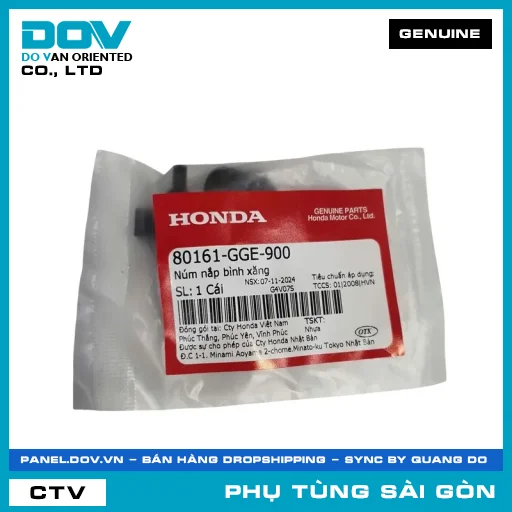 NÚM NẮP BÌNH XĂNG | HONDA PARTS CODE 80161GGE900 — 80161GGE900