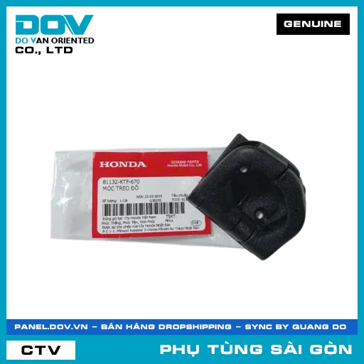 MÓC TREO ĐỒ | HONDA PARTS CODE 81132KTF670 — 81132KTF670