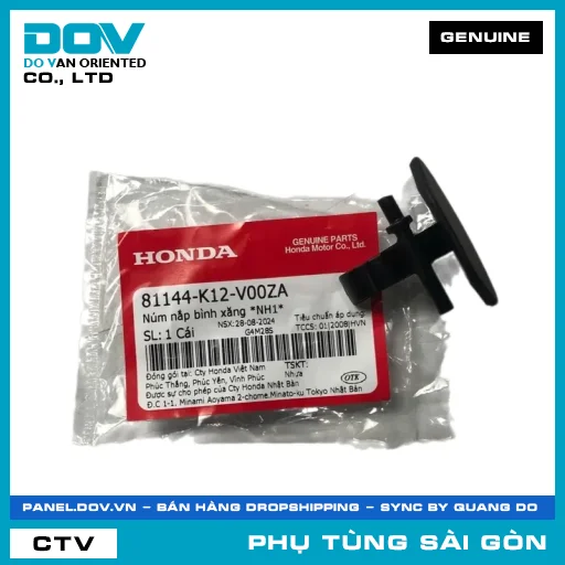 NÚM NẮP BÌNH XĂNG *NH1* | HONDA PARTS CODE 81144K12V00ZA — 81144K12V00ZA