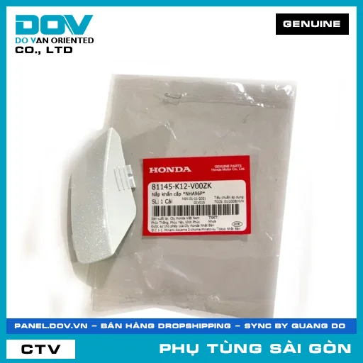NẮP KHẨN CẤP *NHA96P* | HONDA PARTS CODE 81145K12V00ZK — 81145K12V00ZK