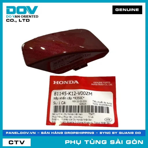 NẮP KHẨN CẤP *R350C* | HONDA PARTS CODE 81145K12V00ZM — 81145K12V00ZM