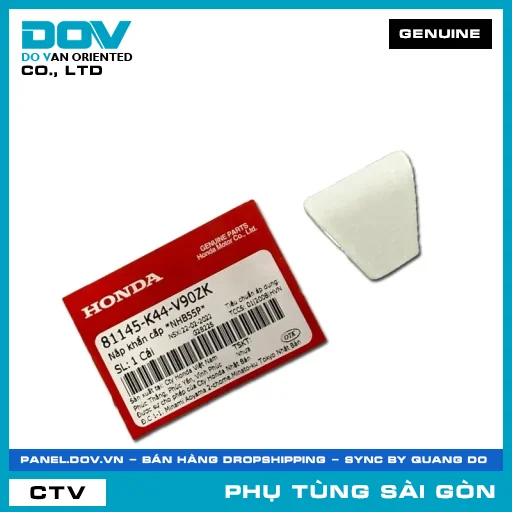 NẮP KHẨN CẤP *NHB55P* | HONDA PARTS CODE 81145K44V90ZK — 81145K44V90ZK