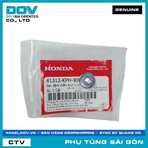 BẠC ĐỆM DÈ CHẮN BÙN TRƯỚC | HONDA PARTS CODE 81312KPH900 — 81312KPH900