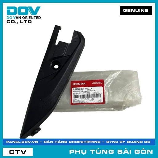 NẮP ỐP ĐỂ CHÂN SAU TRÁI *NH-1* | HONDA PARTS CODE 83420K01900ZA — 83420K01900ZA