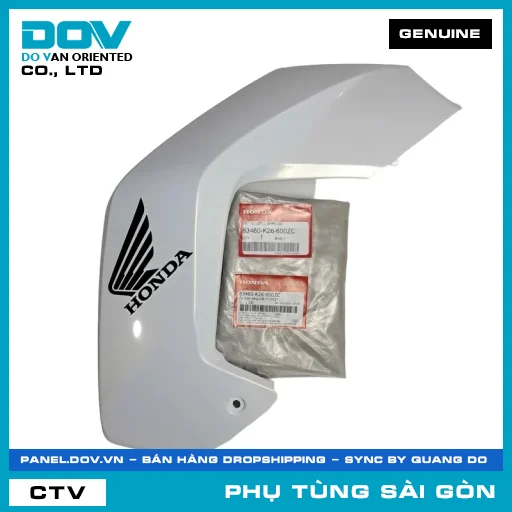 ỐP BÌNH XĂNG TRÁI *NHA87* | HONDA PARTS CODE 83460K26600ZC — 83460K26600ZC