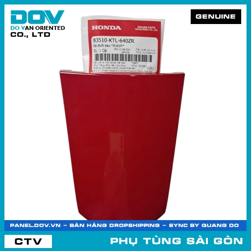 ỐP ĐUÔI SAU *R161P* | HONDA PARTS CODE 83510KTL640ZR — 83510KTL640ZR