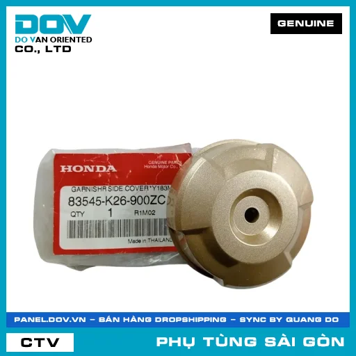 NẸP ỐP SƯỜN PHẢI *Y183M* | HONDA PARTS CODE 83545K26900ZC — 83545K26900ZC