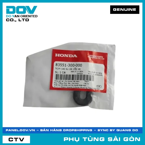 NÚM CAO SU CÀI CỐP XE | HONDA PARTS CODE 83551300000 — 83551300000