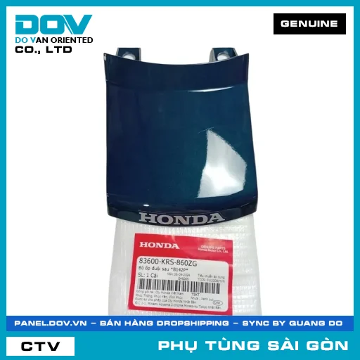 BỘ ỐP ĐUÔI SAU *B142P* | HONDA PARTS CODE 83600KRS860ZG — 83600KRS860ZG