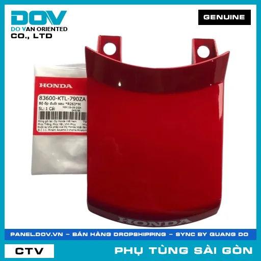 BỘ ỐP ĐUÔI SAU *R263*M | HONDA PARTS CODE 83600KTL790ZA — 83600KTL790ZA