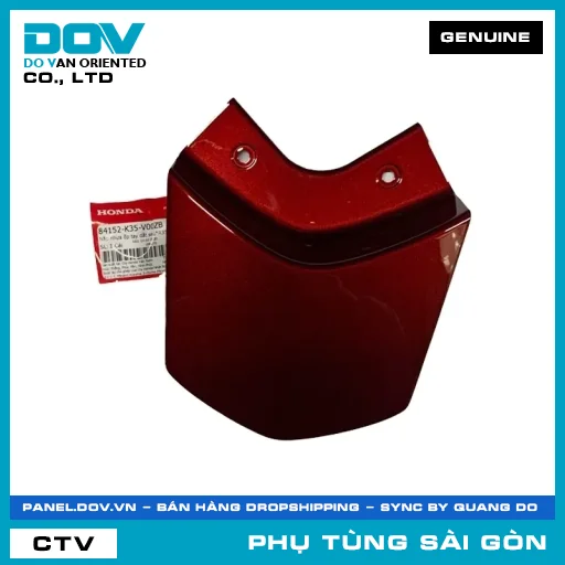 NẮP NHỰA ỐP TAY DẮT SAU*R350C* | HONDA PARTS CODE 84152K35V00ZB — 84152K35V00ZB