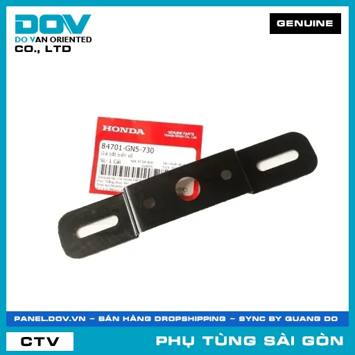 GIÁ BẮT BIỂN SỐ | HONDA PARTS CODE 84701GN5730 — 84701GN5730