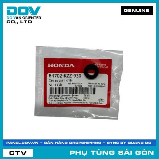 CAO SU GIẢM CHẤN | HONDA PARTS CODE 84702KZZ930 — 84702KZZ930