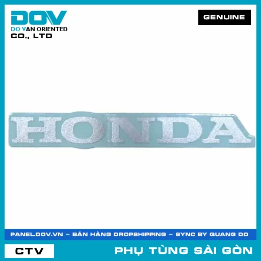 TEM DÁN CHỮ HONDA 75MM *NH411* | HONDA PARTS CODE 86101K35V00ZA — 86101K35V00ZA