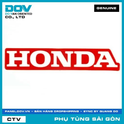 TEM DÁN CHỮ HONDA 70MM *R383* | HONDA PARTS CODE 86101K45NL0ZB — 86101K45NL0ZB