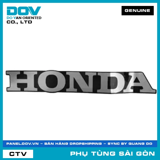 TEM DÁN CHỮ HONDA 280MM *NH167* | HONDA PARTS CODE 86103K45NL0ZB — 86103K45NL0ZB