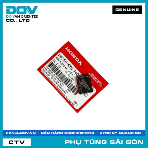 BIỂU TƯỢNG SẢN PHẨM | HONDA PARTS CODE 86150KYS940 — 86150KYS940