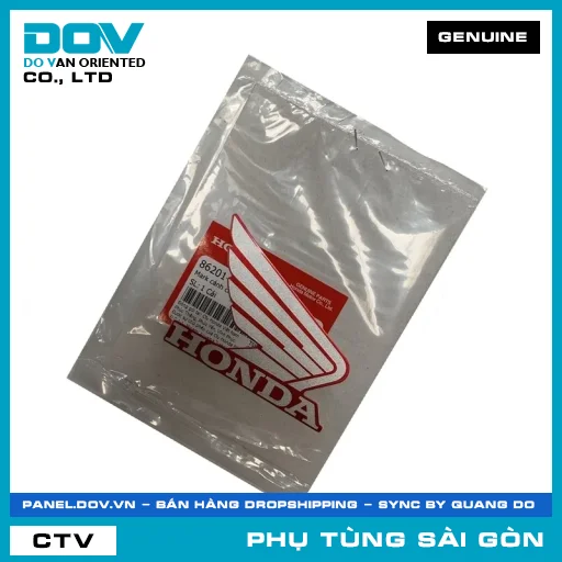 MARK CÁNH CHIM PHẢI 80MM *R340 | HONDA PARTS CODE 86201KYZV60ZB — 86201KYZV60ZB