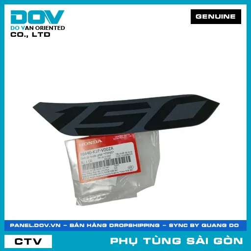 TEM ỐP TRƯỚC PHẢI *TYPE5* | HONDA PARTS CODE 86640K1FV00ZA — 86640K1FV00ZA