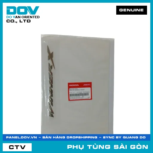 LOGO CHỮ WINNER X *NHA76* | HONDA PARTS CODE 86640K56V60ZA — 86640K56V60ZA