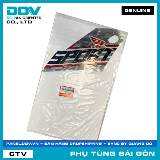 TEM ỐP TRƯỚC PHẢI *NHB56M* | HONDA PARTS CODE 86641K2PV00ZA — 86641K2PV00ZA