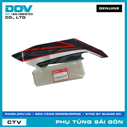 TEM ỐP TRƯỚC PHẢI A *NHB25B* | HONDA PARTS CODE 86641K2PV10ZB — 86641K2PV10ZB