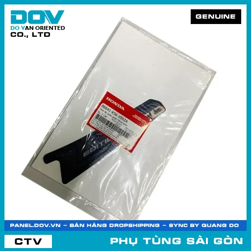 TEM ỐP SƯỜN PHẢI *NHA76M* | HONDA PARTS CODE 86641K56V90ZA — 86641K56V90ZA