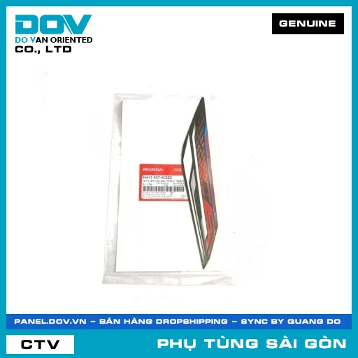 TEM A CÁNH YẾM PHẢI *TYPE1* *NHB25* | HONDA PARTS CODE 86641K57AC0ZD — 86641K57AC0ZD