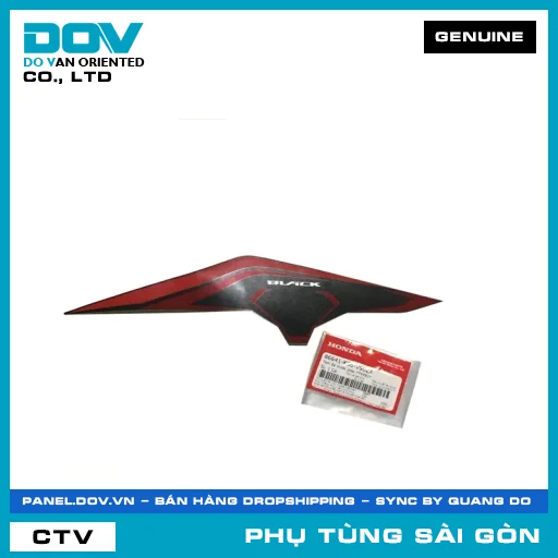 TEM ỐP TRƯỚC PHẢI *TYPE1* | HONDA PARTS CODE 86641K66V90ZA — 86641K66V90ZA