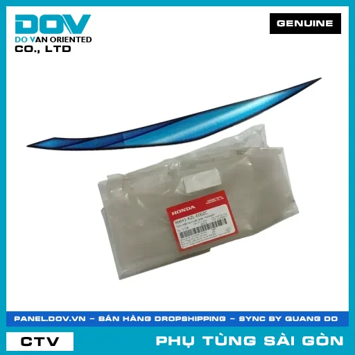 TEM MẶT NẠ TRƯỚC PHẢI *NHA69* | HONDA PARTS CODE 86641KZLE00ZC — 86641KZLE00ZC
