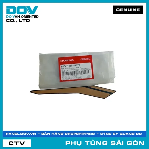 TEM ỐP TRƯỚC PHẢI A *NHC34* | HONDA PARTS CODE 86642K1FV40ZA — 86642K1FV40ZA